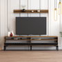 Hanah Home Istanbul Mueble para TV Nogal y Antracita